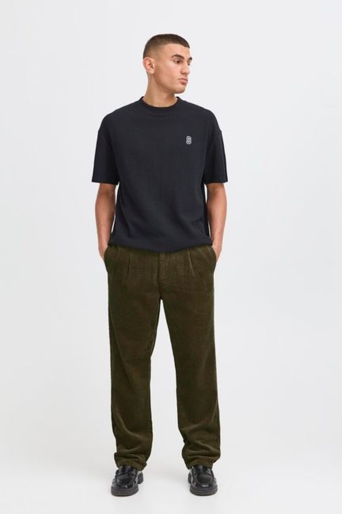 solid pantalon alann kaki