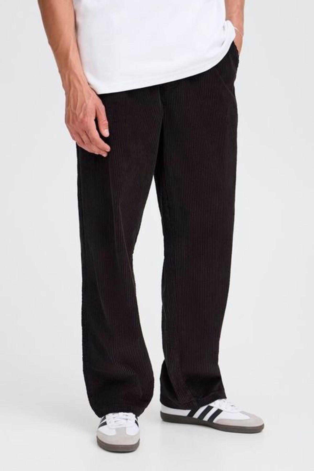 solid pantalon alann noir