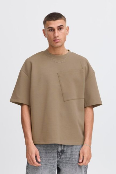 SOLID T-SHIRT ROLAND MARRON