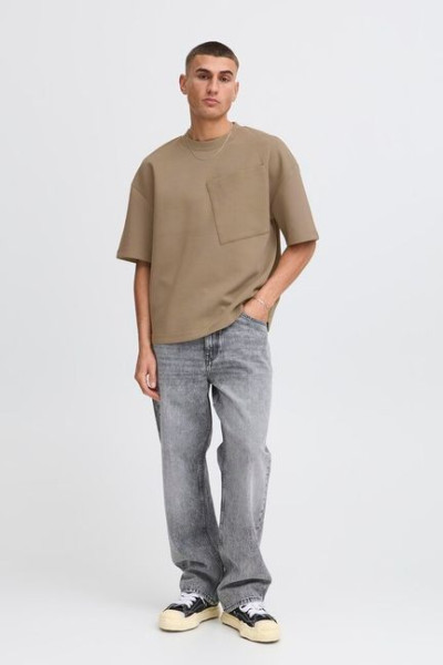 solid t-shirt roland marron