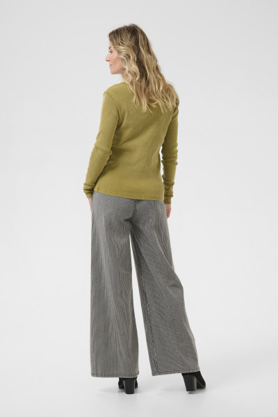 TEE SHIRT MANCHES LONGUES VERT ANIS TALIA 10613987