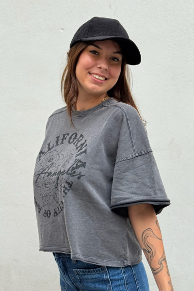 tee-shirt oversize au style vintage ICHI nirilo 4628