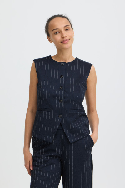 Top sans manches a rayures rowan bleu nuit 9294
