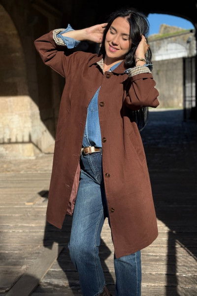 CHUMMY TRENCH MARRON 6068