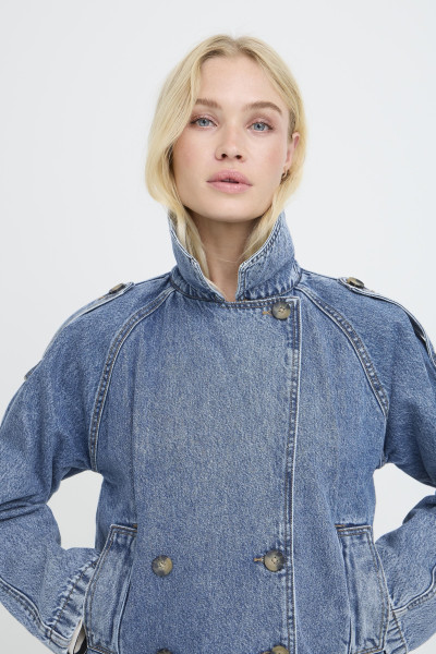 VESTE B YOUNG EN JEANS CITAN TRENCH COAT 20818416