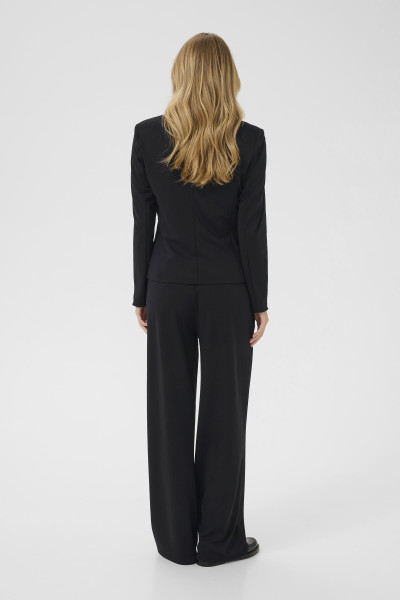 Veste blazer anett  noir cream 10610119