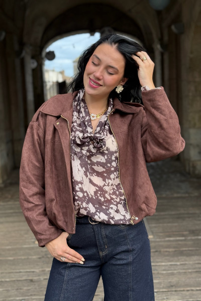 CHUMMY VESTE MARRON Z032