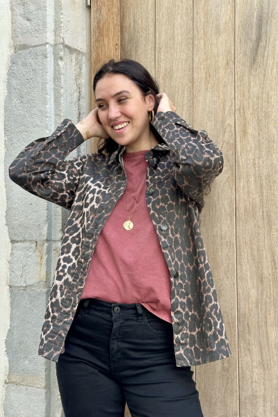 veste kenna leopard b young 7017 