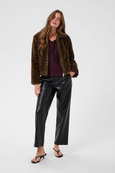 VESTE MARRON FOURRURE CREAM CALLUNA 10615565 