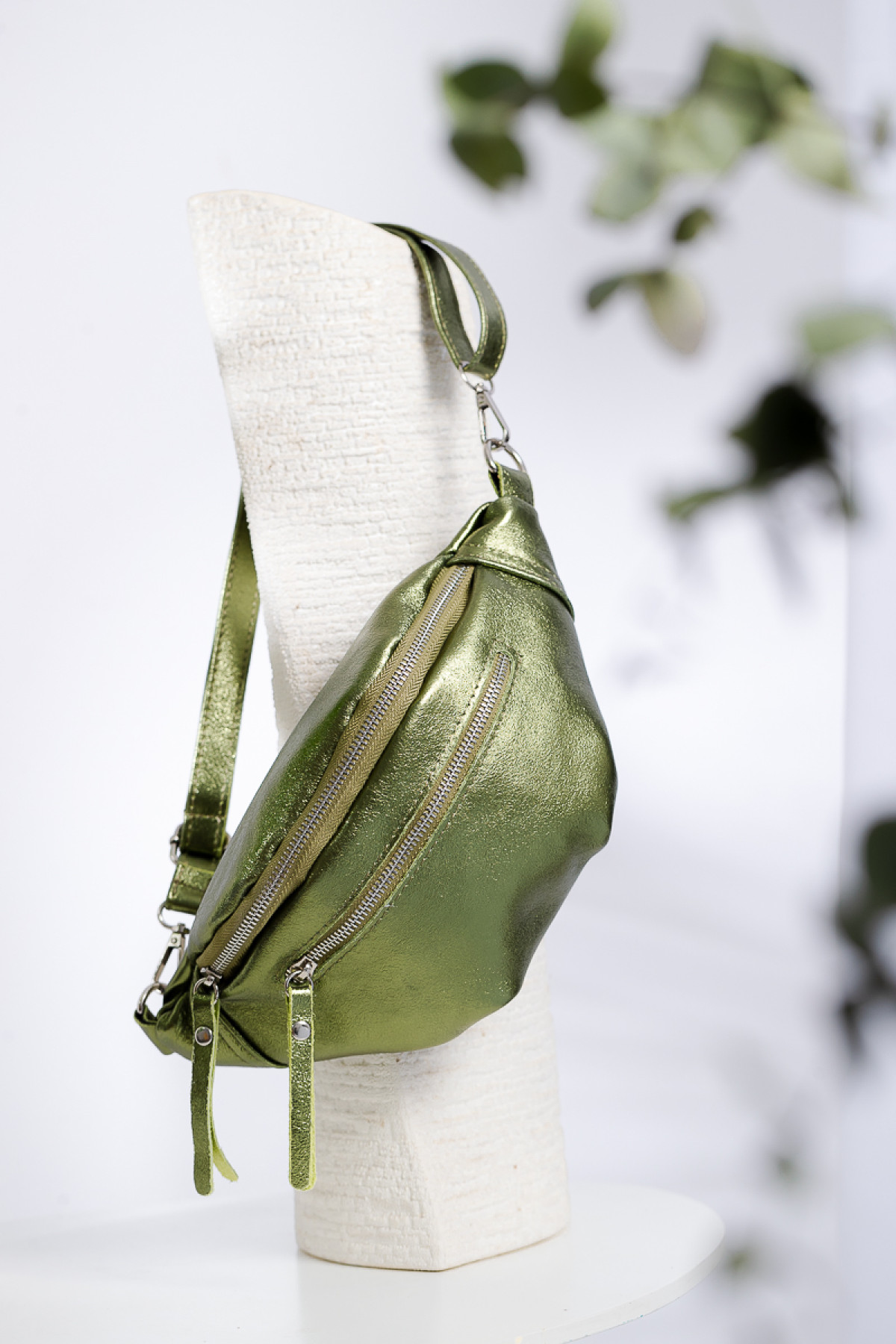 Sac banane metallise cheap