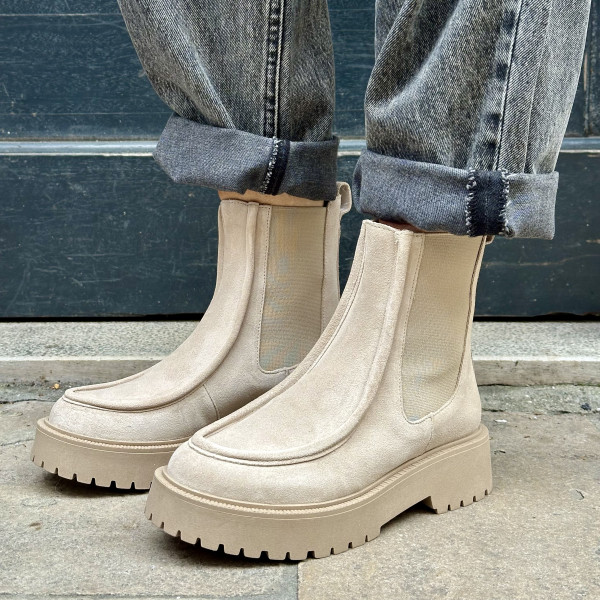  bottines we do  beige 9968